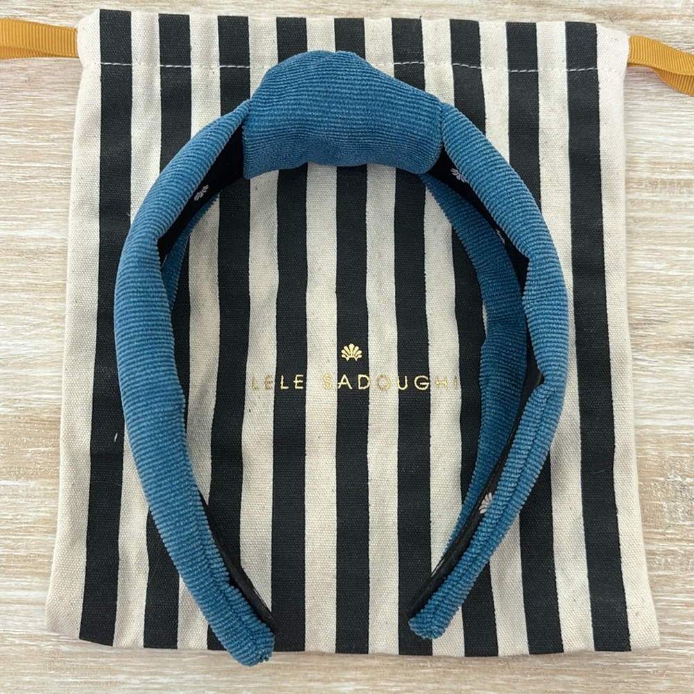 Lele Sadoughi Corduroy Padded Headband